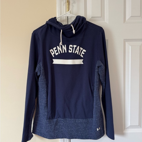 Penn State Navy Blue Hoodie Under Armour - Picture 2 of 8